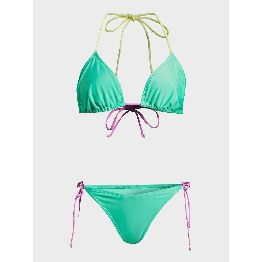 No Boundaries Womens Bikini Set Size S Mint Jade 2-Piece Juniors Swim Lined